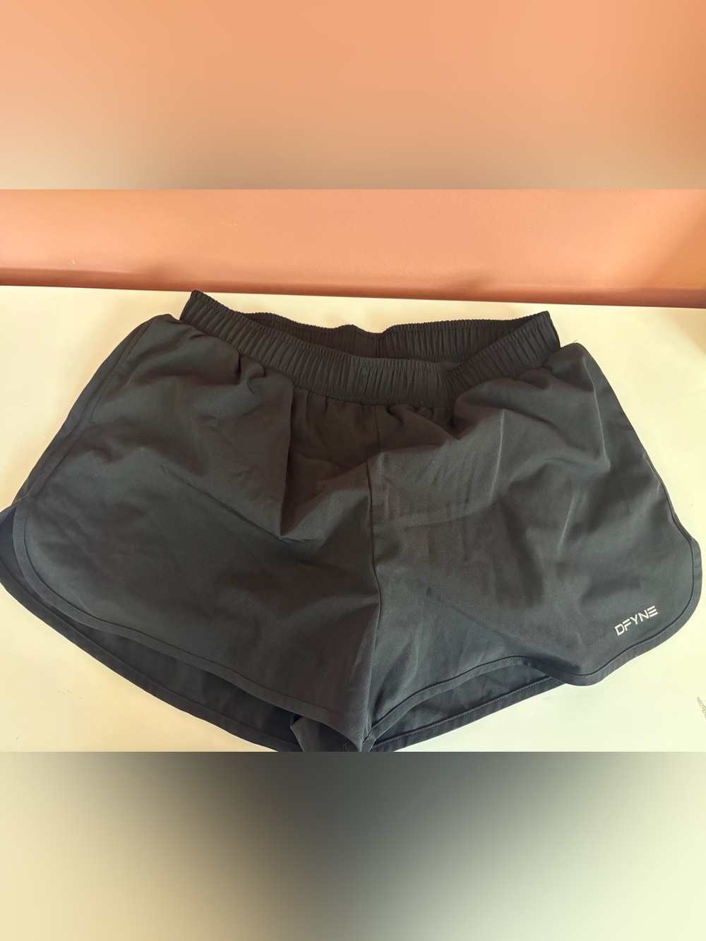 DkNINE Women's Black Athletic Sweat Shorts